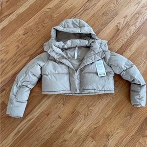 Lululemon wunder puff super-cropped jacket size 10
